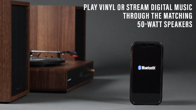 Amazon.com: Crosley CR7019A-WA Alto 3-Speed Turntable Shelf System